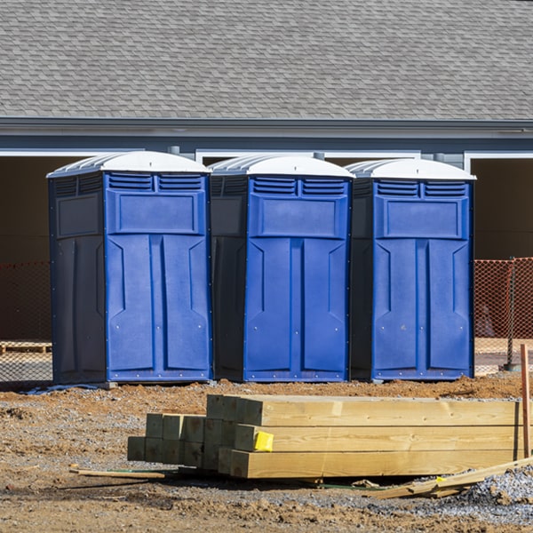 are there different sizes of portable toilets available for rent in Laporte CO